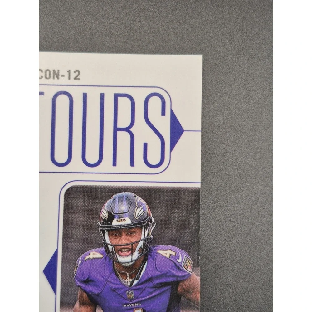 2023 Panini Phoenix Zay Flowers #CON-12‎ Contours Red /199 (RC) Baltimore Ravens